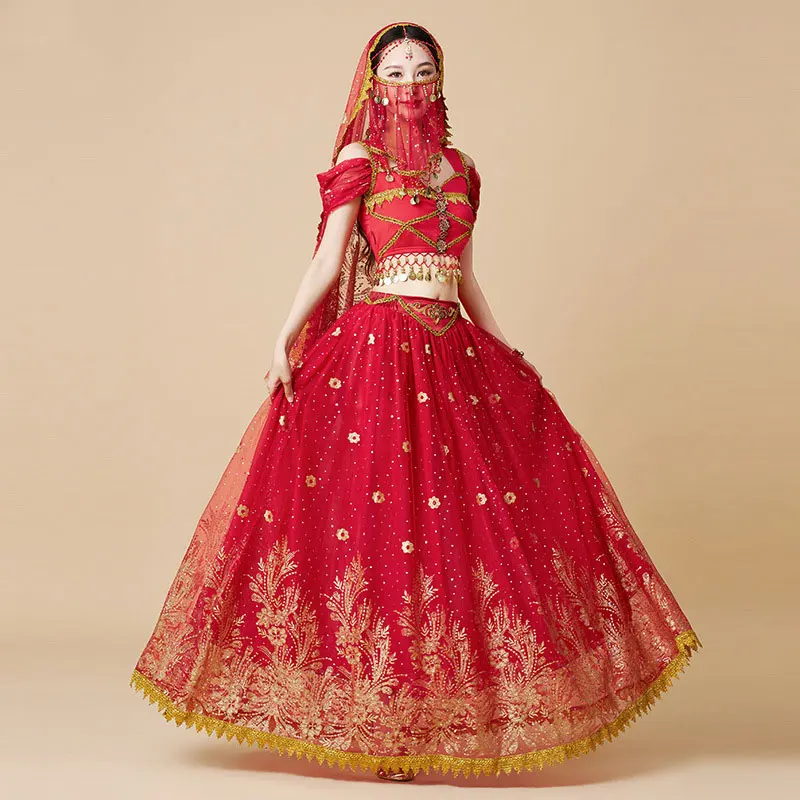 Ethnic Fashion India - Kadın Festivali Cadılar Bayramı Cosplay Oryantal