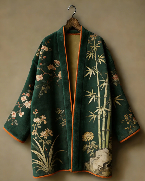 Kalınlaşmak Flanel Japon Kimon - Haori Japanese Jacket incelemesi ve fiyatı