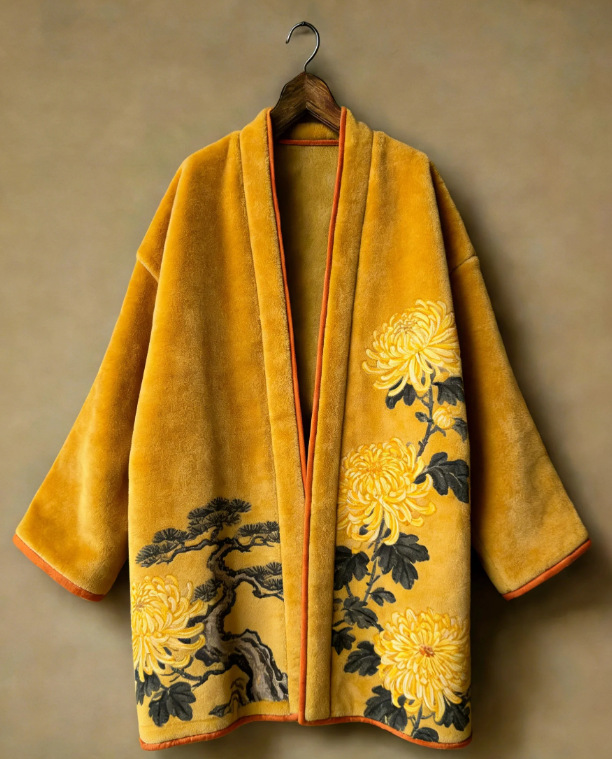 Kalınlaşmak Flanel Japon Kimon - Haori Japanese Jacket incelemesi ve fiyatı