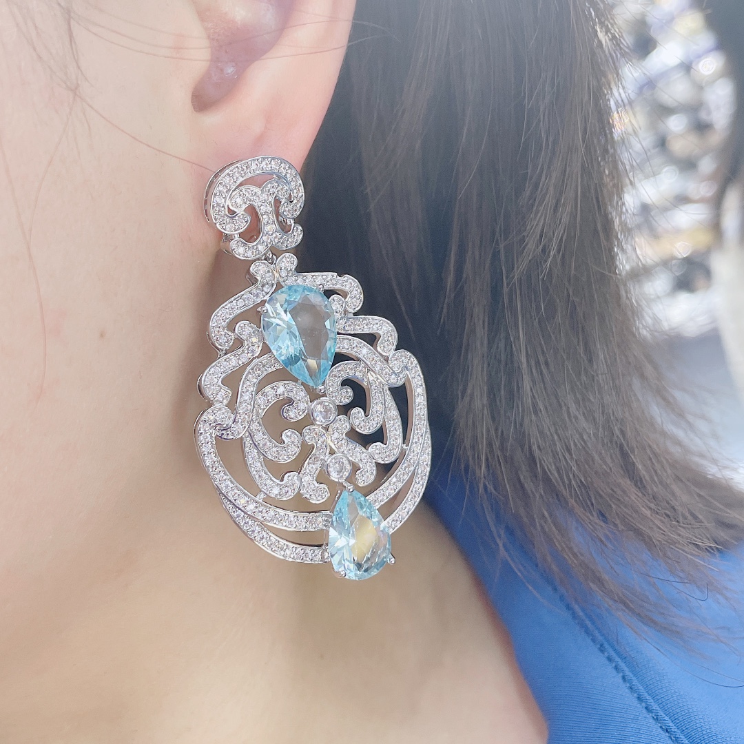 Geometrik Dangle Küpe Kadınlar - Ethnic Fashion India incelemesi ve fiyatı