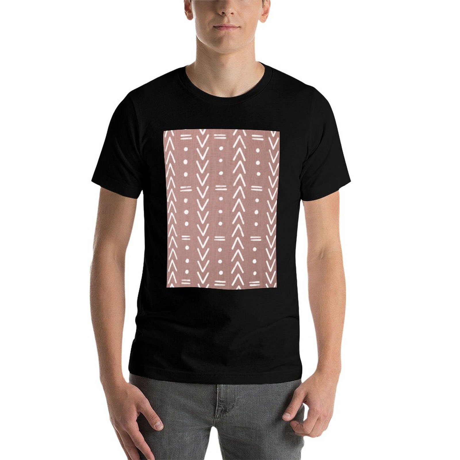 Beyaz Çamur Bezi Desenli Geome - Mudcloth Print Top incelemesi ve fiyatı
